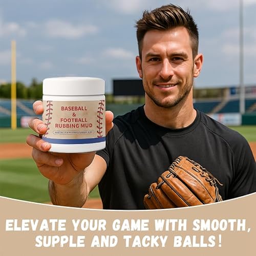 image for Generic Football Mud & Baseball Mud– Break-in & Enhanced Grip & Dark