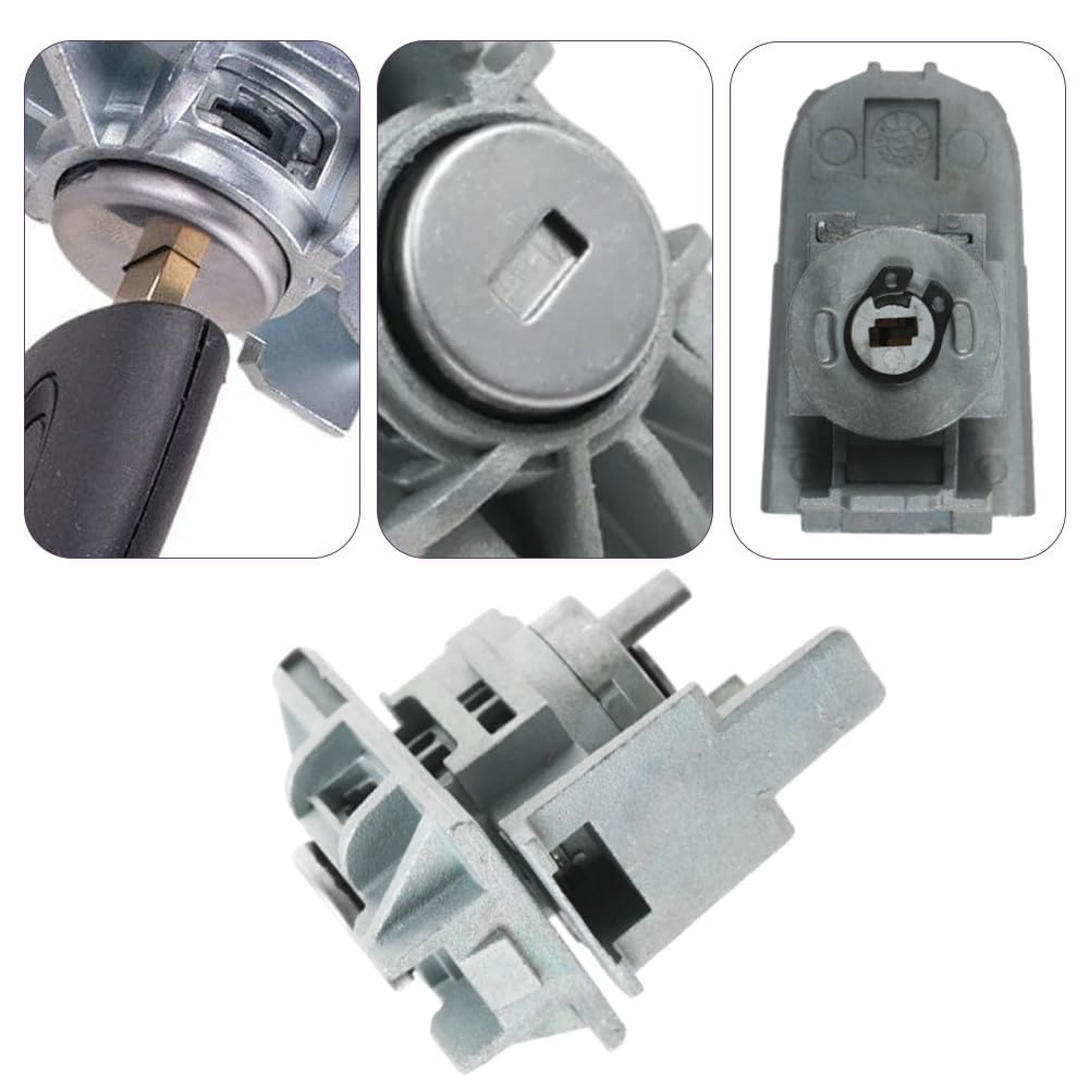 Front Left Car Door Lock Cylinder with Keys, Replace 1552849, Compatible with Ford S-MAX/Galaxy 2006-2015 Ranger 2013-2020 C-Max 2007-2015, 1 Set