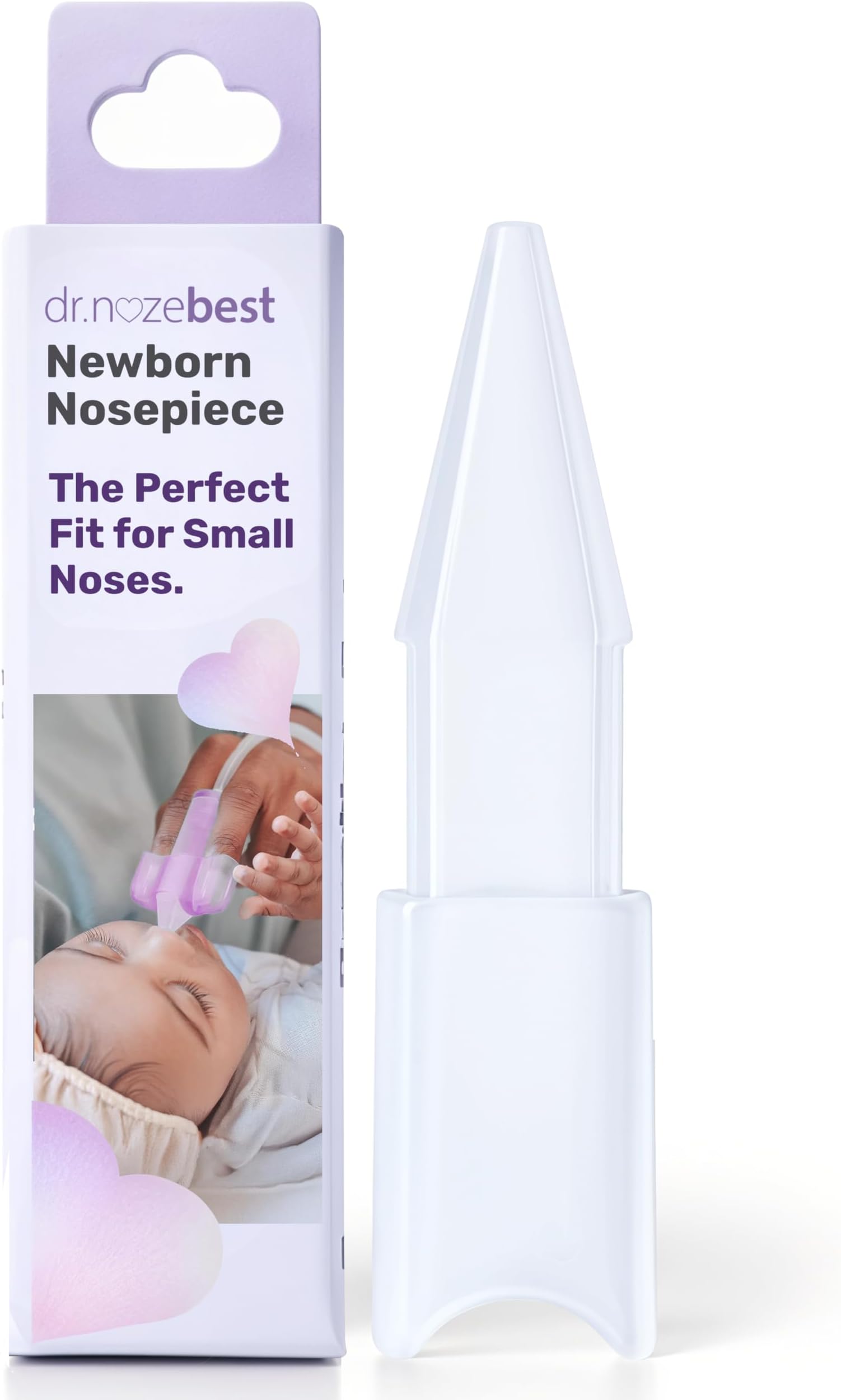 Dr. Noze Best Newborn Nozepiece | Safe for Infants and Toddlers | Only Works with NozeBot Electric Nasal Aspirator