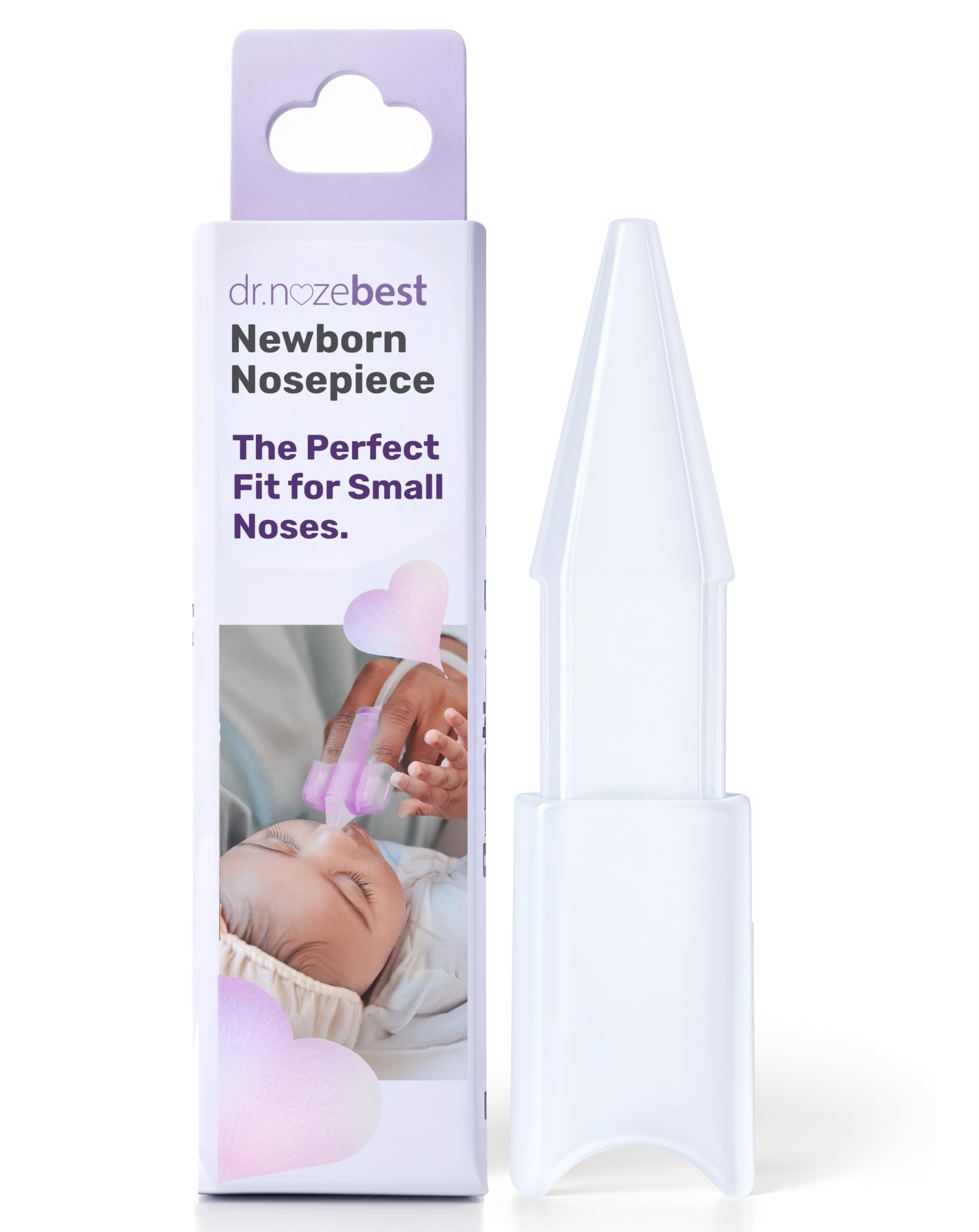 Dr. Noze Best Newborn Nosepiece | Safe for Infants and Toddlers | Pairs with NozeBot Electric Nasal Aspirator