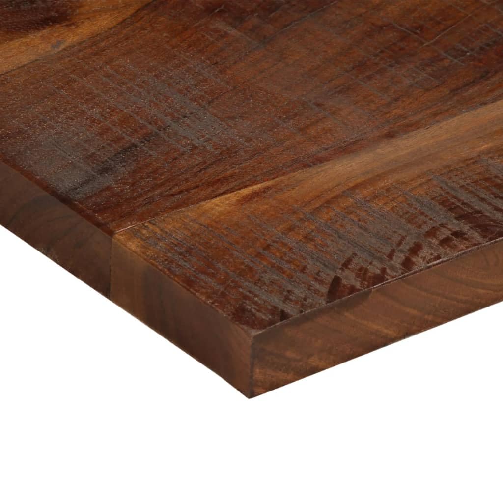 vidaXL Tischplatte, Holzplatte Rechteckig, Massivholzplatte für Tisch Esstisch Couchtisch, Ersatztischplatte, 180x40x2,5cm Altholz Massiv