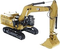 Vista 9 de Excavadora hidráulica de próxima generación Cat 395 a escala 1:50 (versión GP), con 2 herramientas de trabajo adicionales, martillo y cizalla, serie