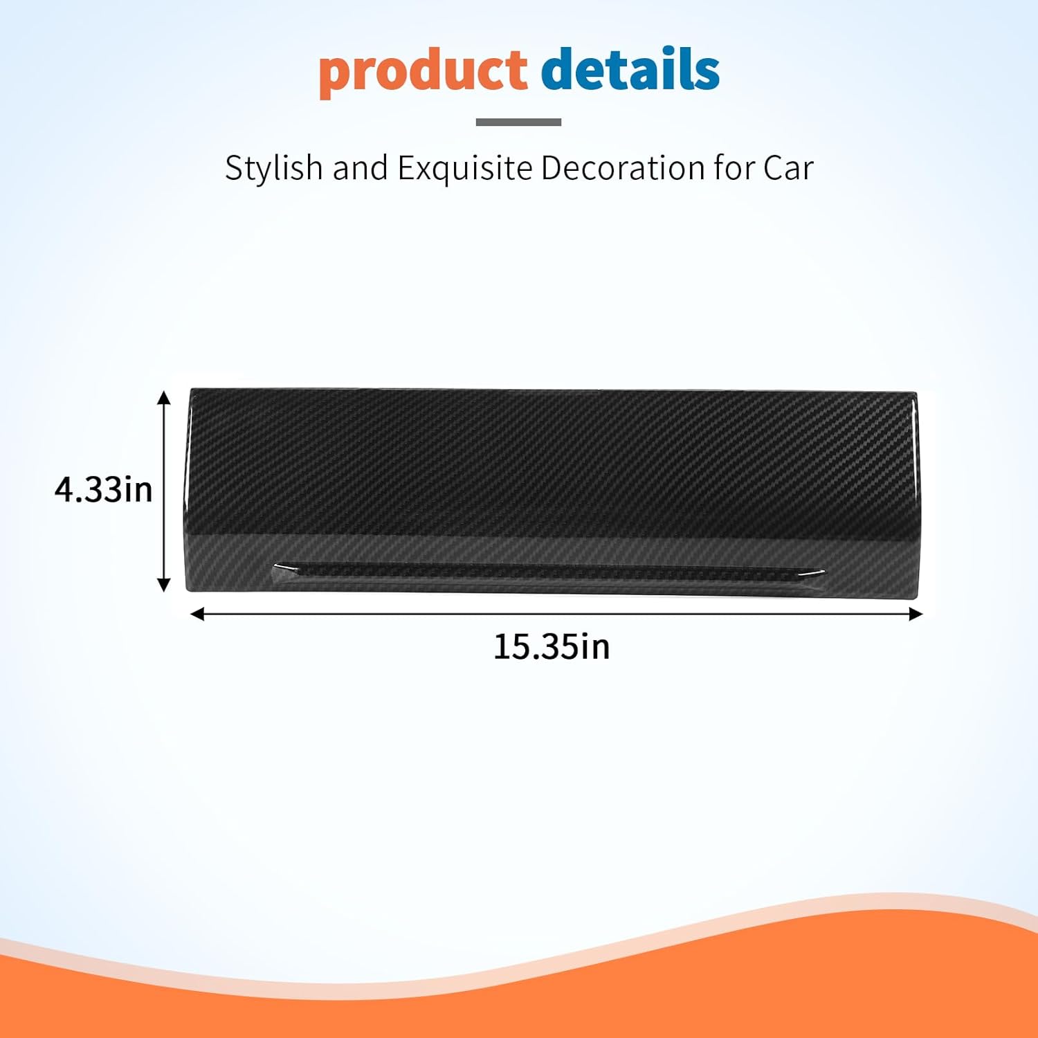 JeCar for 2021-2025 Ford F150 Carbon Fiber Interior Trim - Dash Cover Interior Upgrade Accessories