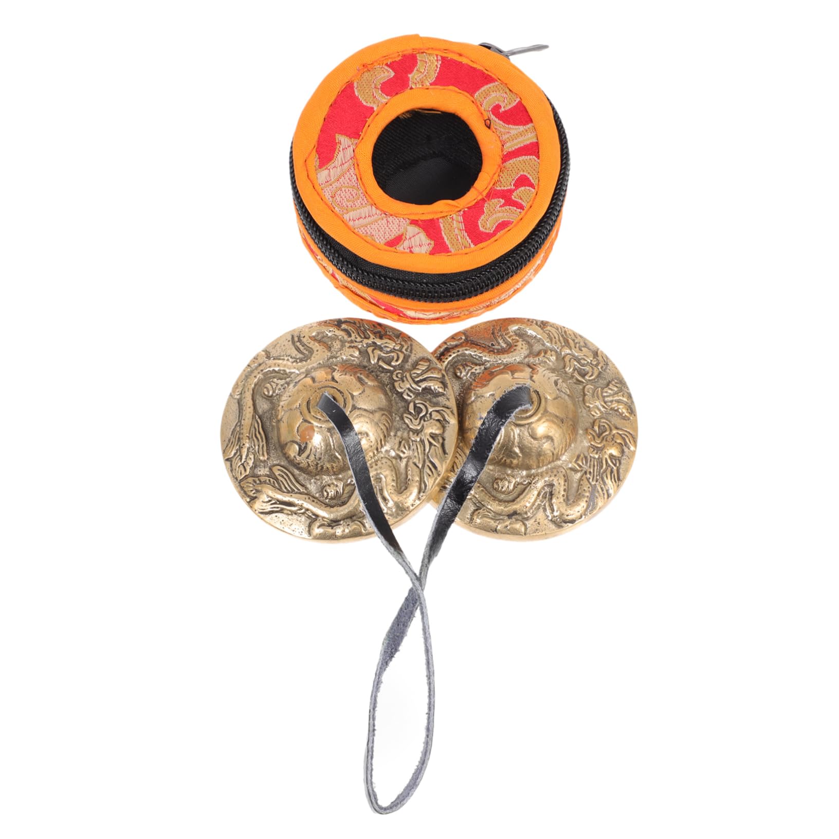 ULDIGI Practical Meditation Chime Brass Ringing Bell Perfect for Buddhist Ceremony Random Color