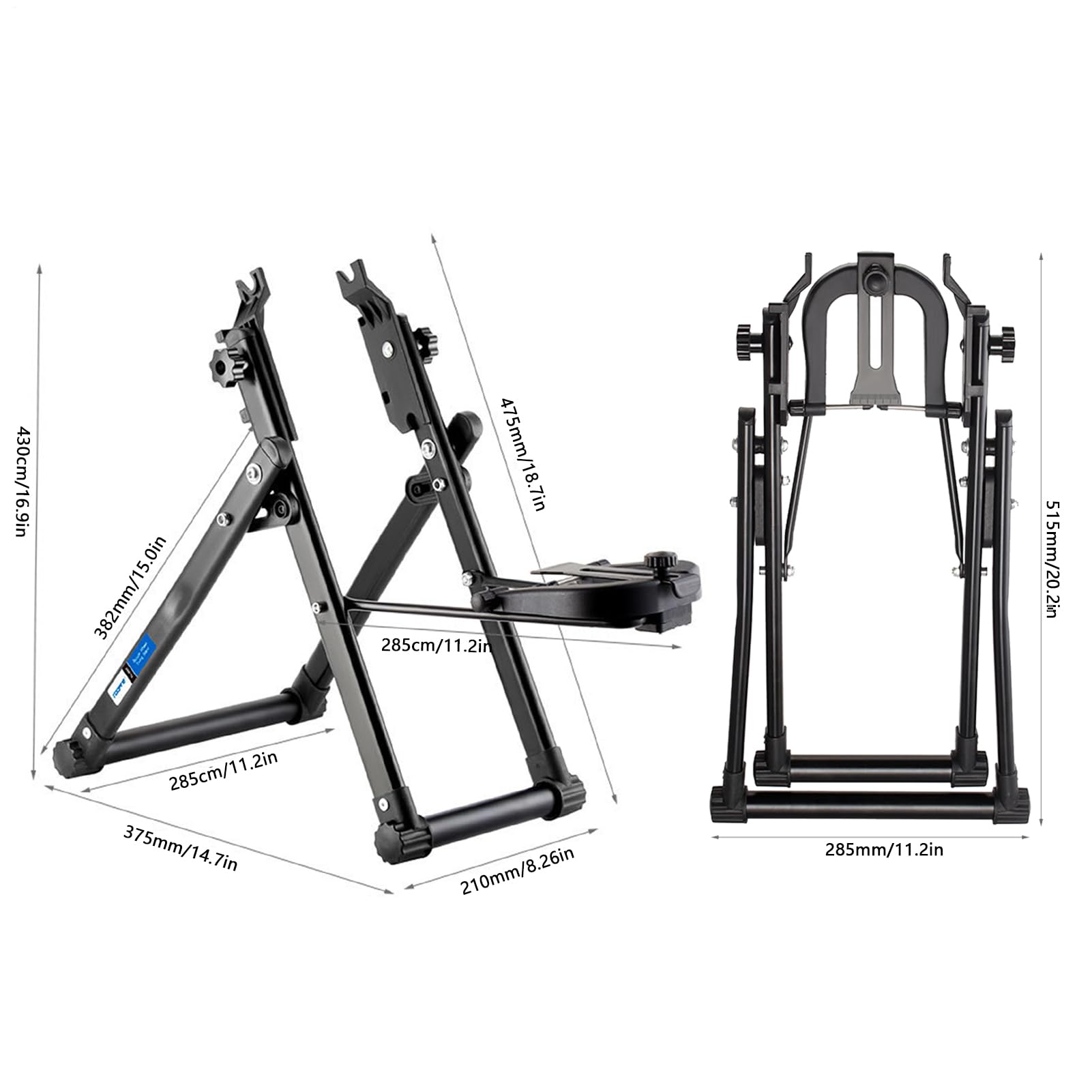 Fahrrad Zentrierständer - Laufrad Ständer, Klappbarer Radhalter | Professioneller Reifenzentrierer, Fahrrad Laufrad Werkzeug, Zentrierständer Für 29 Zoll, Robust Präzise Für Alle Fahrradtypen
