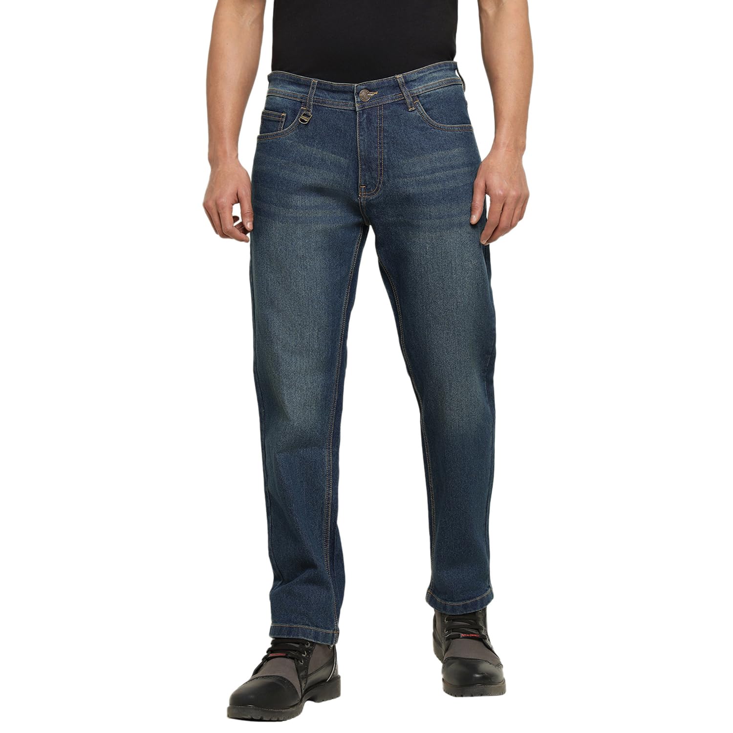 red chief Men's Straight Fit Denim Jeans | Mid Rise Stretchable Cotton Blend (O-8560200)-picture-13