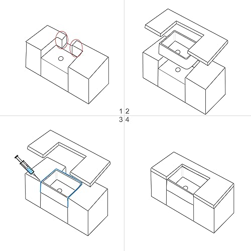 Miniatura 8 de Fregadero de cocina blanco de 30 pulgadas con delantal frontal de arcilla refractaria blanca de cerámica reversible de porcelana individual para