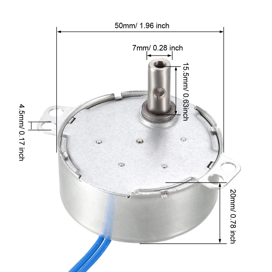 Amazon.co.jp: uxcell 同期同期モーター AC 100-127V 4W 2.5-3RPM/MIN