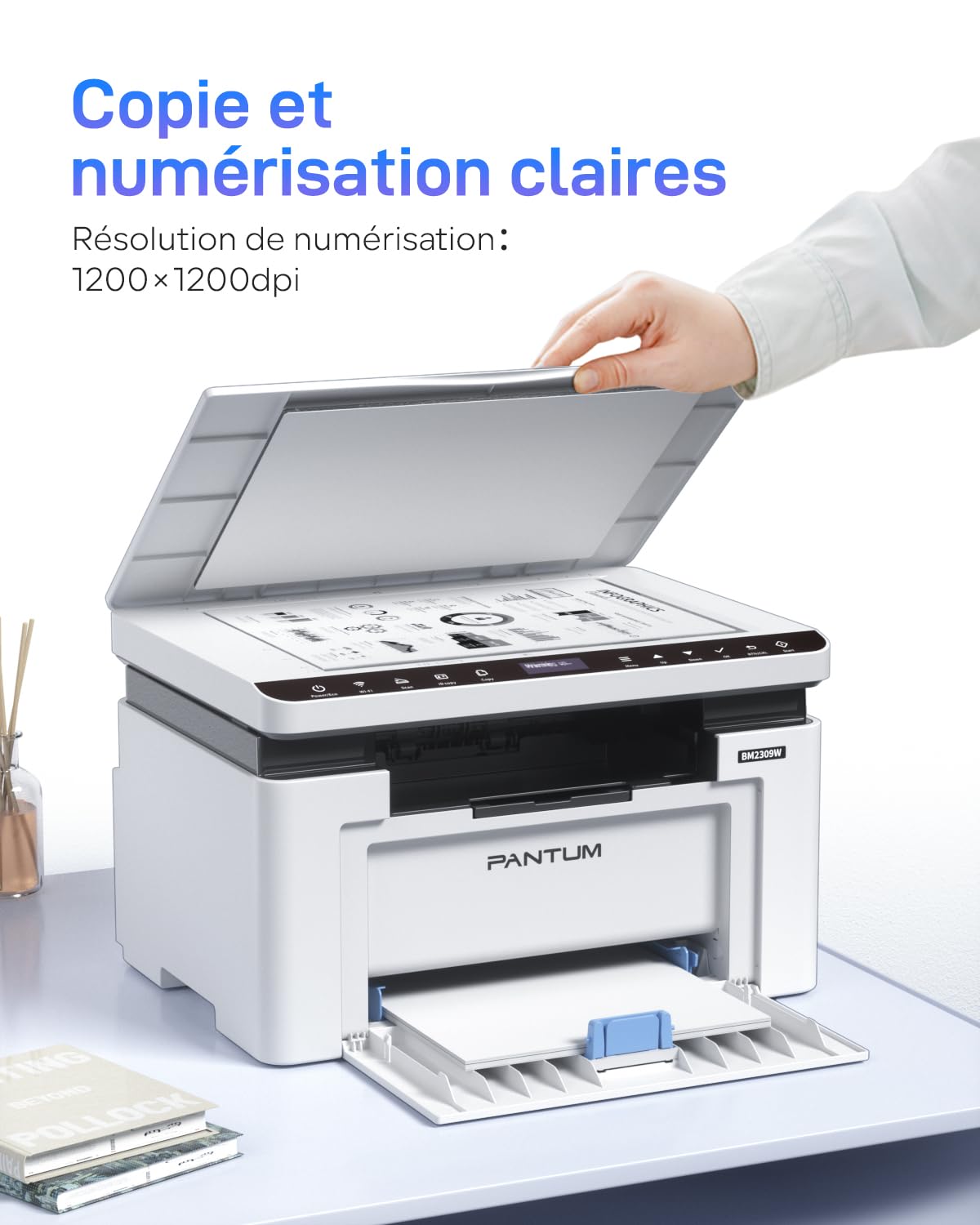 PANTUM BM2309W (include cartuccia toner originale iniziale da 500 pagine) e TL-A2319 cartuccia toner originale da 1000 pagine in combinazione