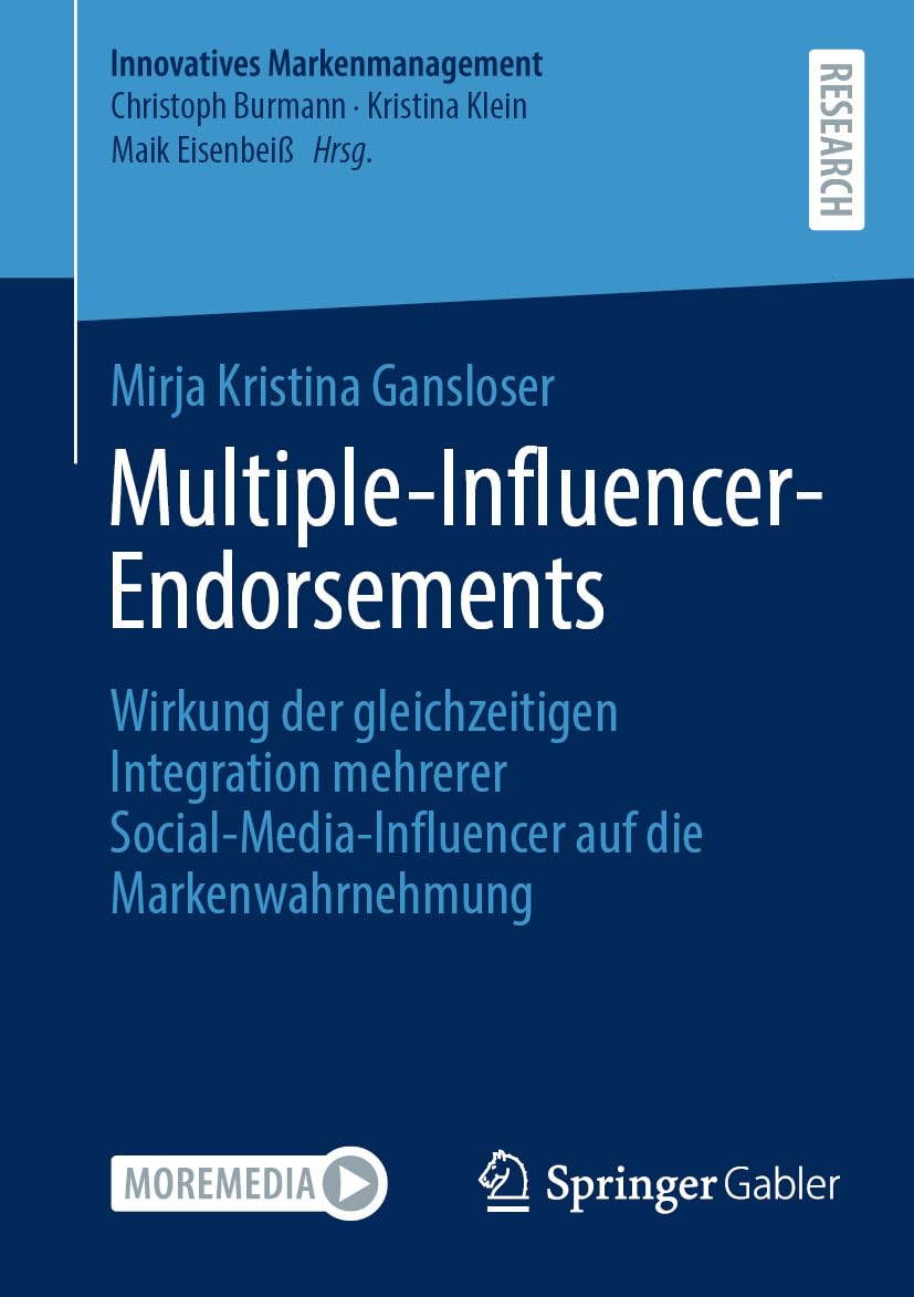 Multiple-Influencer-Endorsements livre marketing de marque allemand