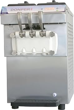 D250 Commercial Soft Serve Machine; Self-contained Air Cooled Countertop Model; Direct Drive Motor; 115V, 60Hz, 1500W Rated Input; 1/2 Horsepower Compressor; Automatic Consistency Control