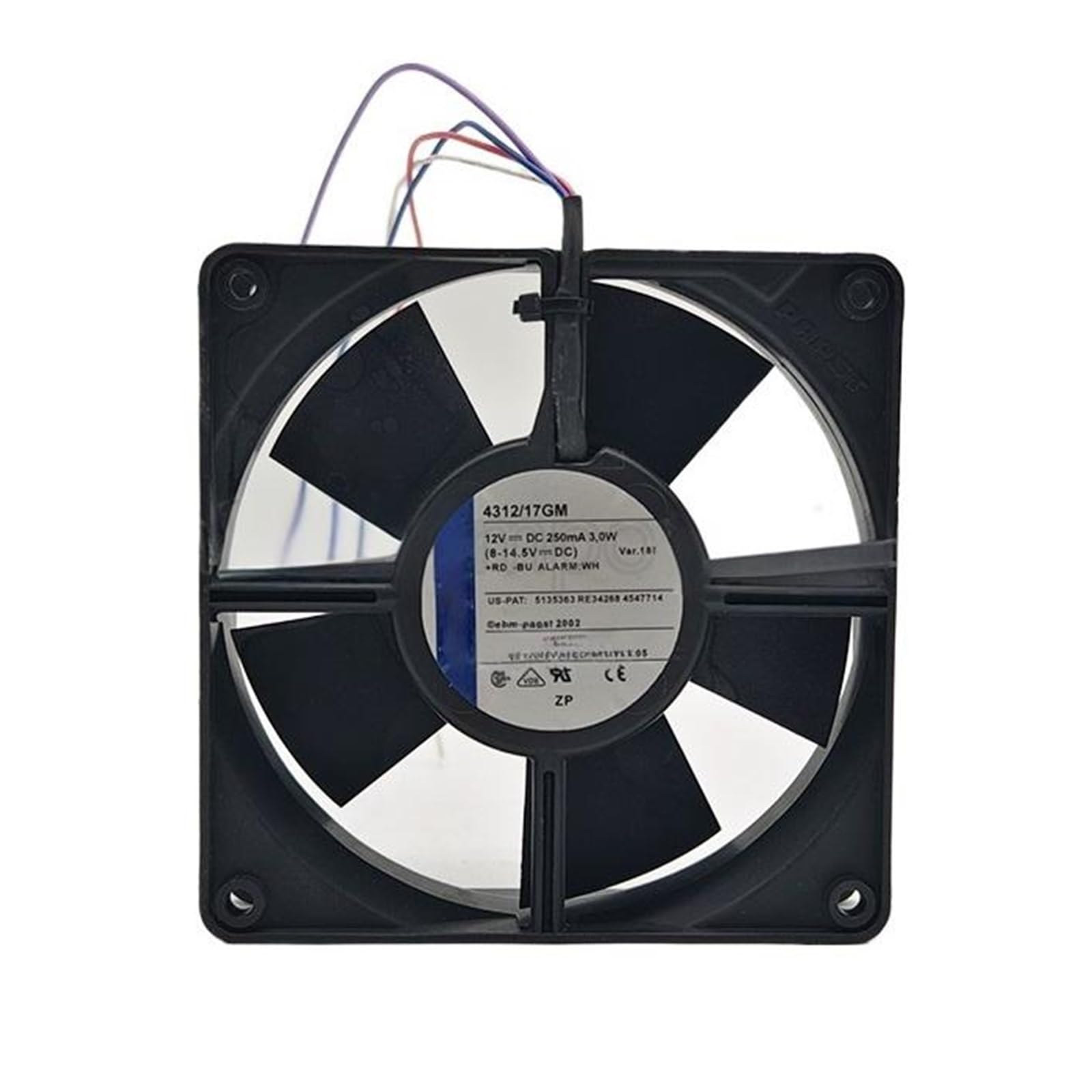 Ventilateur 4312/17GM 12V 3.0W pour refroidissement de boîtier pc