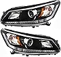 For Honda Accord Sedan EX/EX-L/LX/Sport V4 2.4L Headlights Lamps Set 2013 2014 2015 Halogen Driver and Passenger Side