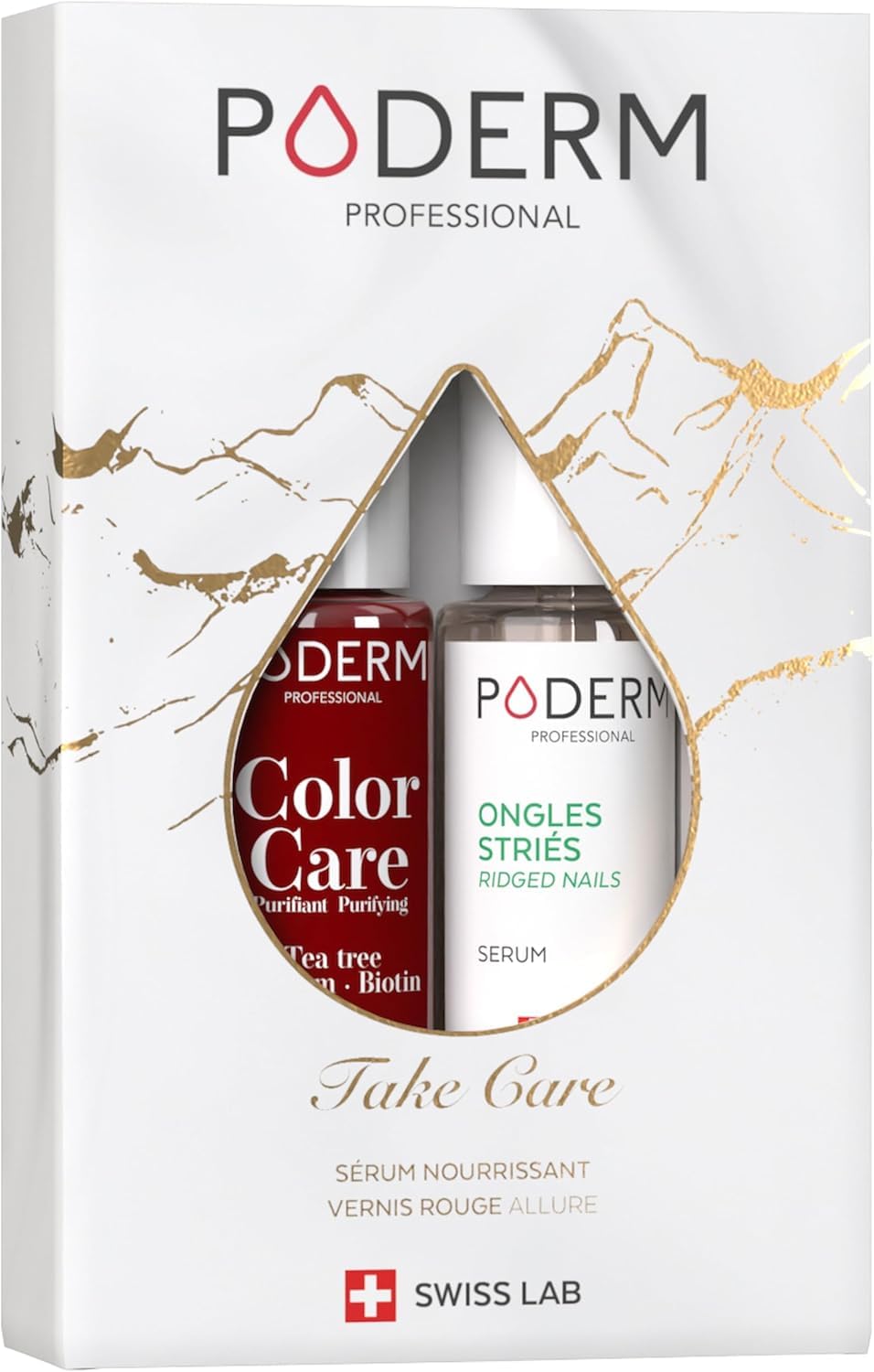 PODERM Swiss Made Cura delle unghie Siero nutriente Smalto Tea Tree Idea Regalo