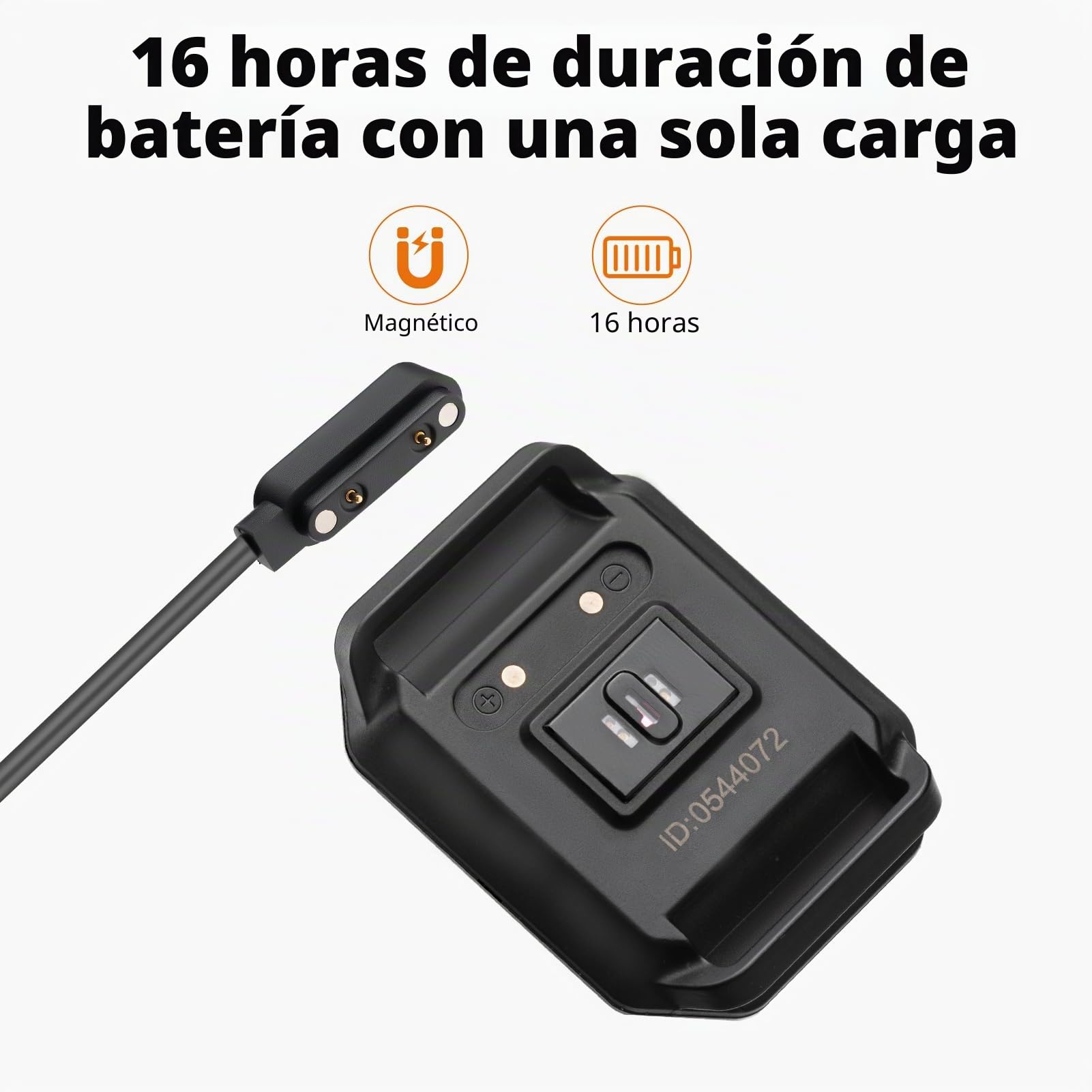 ROCKBROS Monitor de Frecuencia Cardíaca con Bluetooth y Ant+ IP67, Banda de Brazo Deportiva con Indicador LED y Carga Magnética, Sensor Preciso para Ciclismo, Running y Entrenamiento
