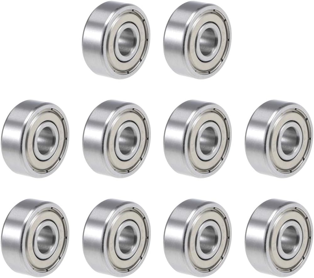 uxcell R4AZZ Deep Groove Ball Bearing 1/4-inchx3/4-inch x 9/32-inch Shielded ...