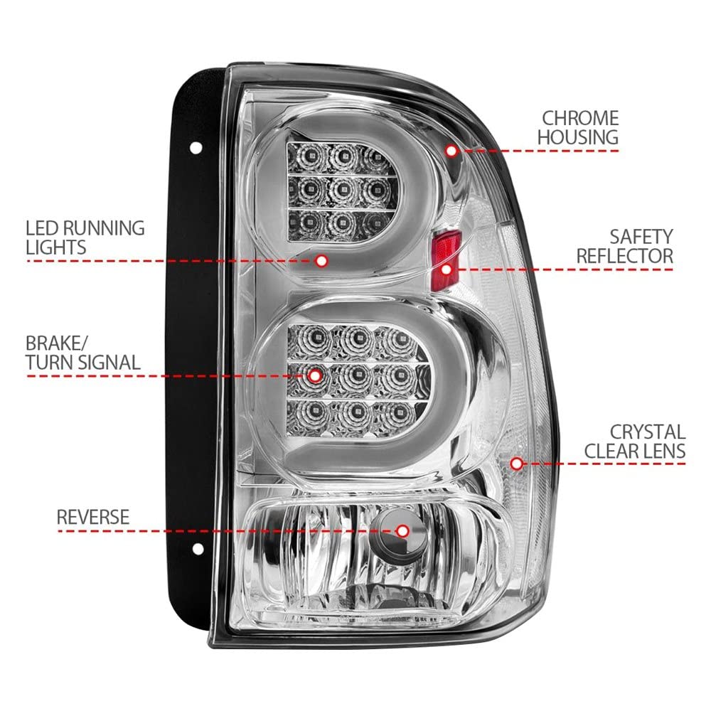 Amazon | ANZO 2002-2009 シボレー トレイルブレイザー LED テール