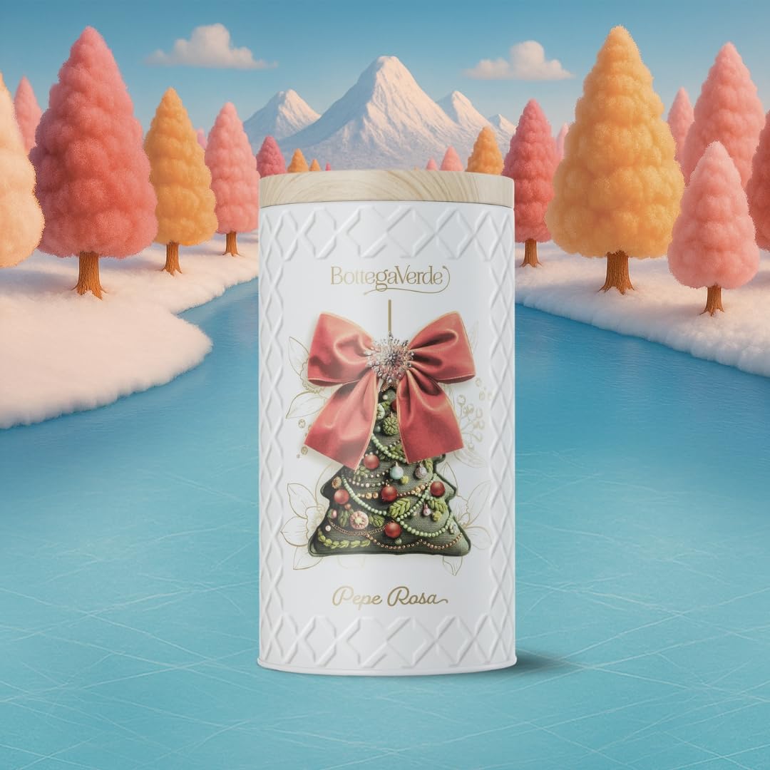 Bottega Verde - Cofanetto Regalo Pepe Rosa, con Bagnodoccia 400 ml e Crema Corpo 200 ml, Profumo di Pepe Rosa e Vaniglia, Idea Regalo