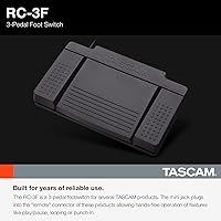 Vista 2 de Tascam RC3F 3-Way Footswitch for Portastudios