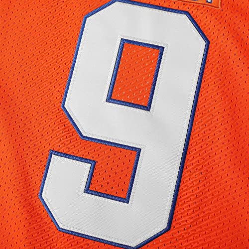 Bobby Boucher Football Jersey 9 The Waterboy Adam Sandler Mud Dogs Bourbon Bowl Movie Jersey White Black Blue Orange S-3XL (Large,9 Orange) by MESOSPERO - Used condition - Image 7
