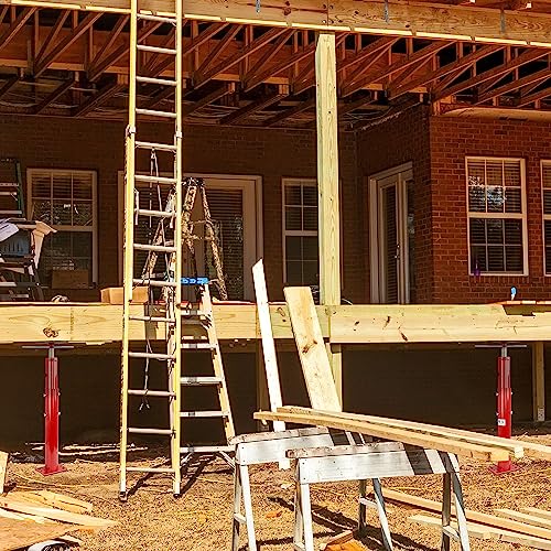 BISupply Basement Floor Jack 19” - 36” Adjustable Support Beam House Jack Post - Floor Lifting Joist Beam Brace for Cellar Ceiling 9700 lbs Max Capacity Screw Pole Jack - 3 Pack by BISupply - Image 4