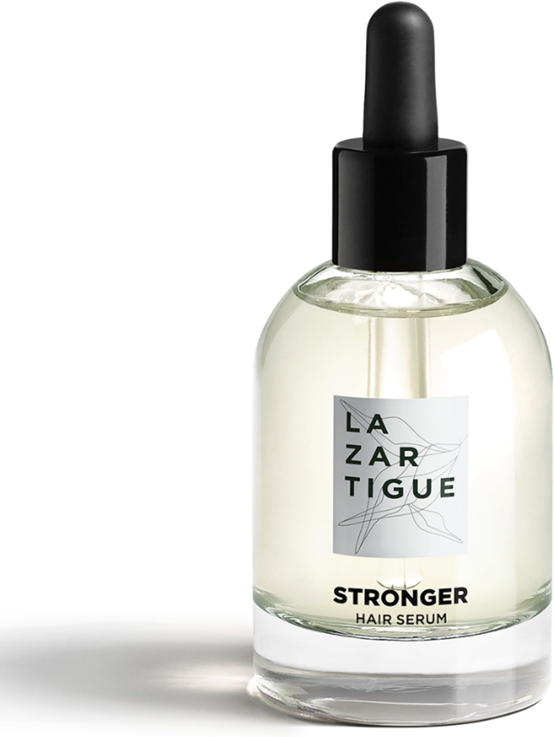 Lazartigue Stronger Hair Serum, Volumizing & Soothing Treatment for Thinning Hair, Vegan, Sulfate & Silicone Free, 1.7 fl.oz.