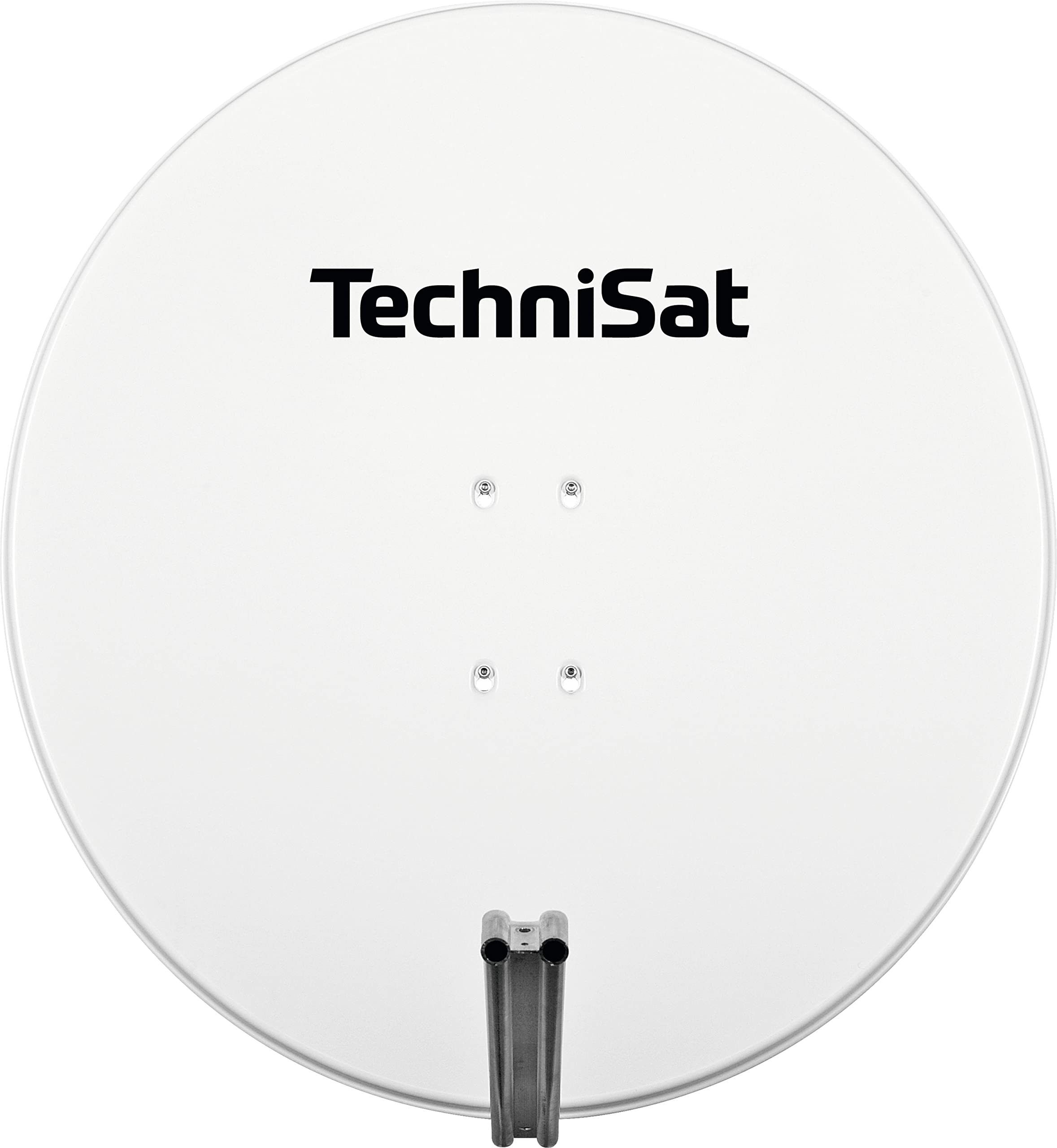 TechniSat SATMAN 850 PLUS - Satellitenschüssel (85 cm Sat Anlage, Antenne mit Mast- und AZ/EL-Halterung passend für UNYSAT-Universal LNB) Polarweiß