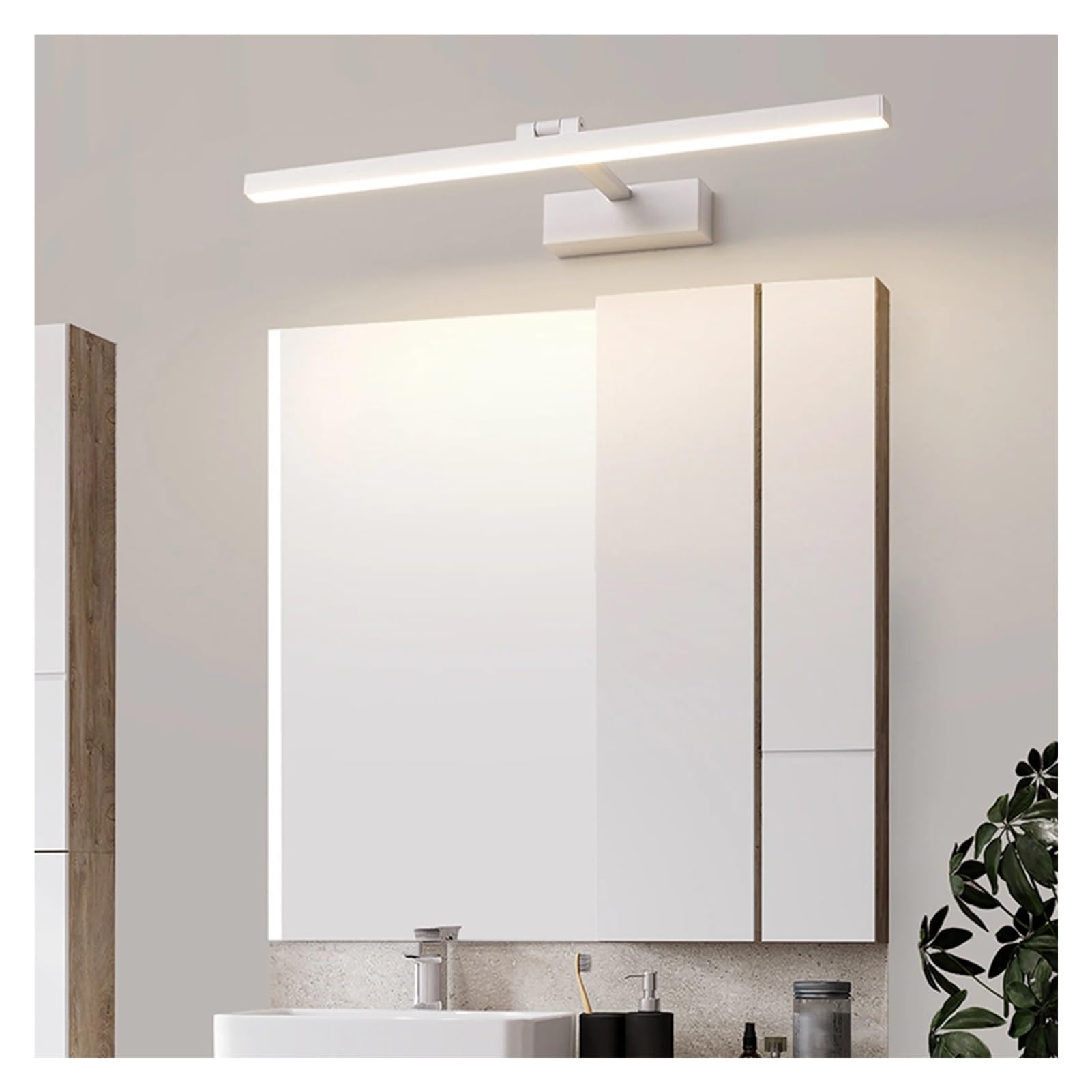 12W 50cm/19,7 cala nowoczesne diody LED kinkiet, AC100-240V łazienka lustro oprawa oświetleniowa kryty zimny biały/ciepły/3 kolory,Długotrwałe użytkowanie