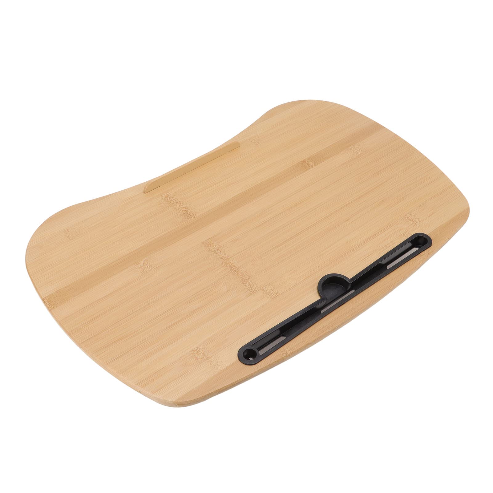 Aramox Escritorio de Regazo de bambú para Computadora Portátil con Cojín de 21,3 X 13,0 Pulgadas, Almohada Ergonómica 3 en 1 para Computadora Portátil, Escritorio de Regazo para para Trabajo,