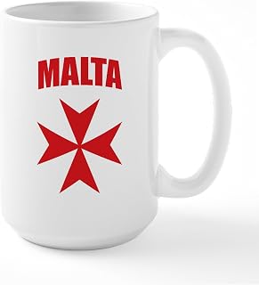 CafePress Malta Large Mug 15 oz (444 ml) Ceramic Coffee Mug