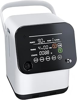 Oxygen Generator 1-7L Adjustable Oxygen Concentrator for Home Use,Portable Oxygen Concentrator with Accessories,ROGS