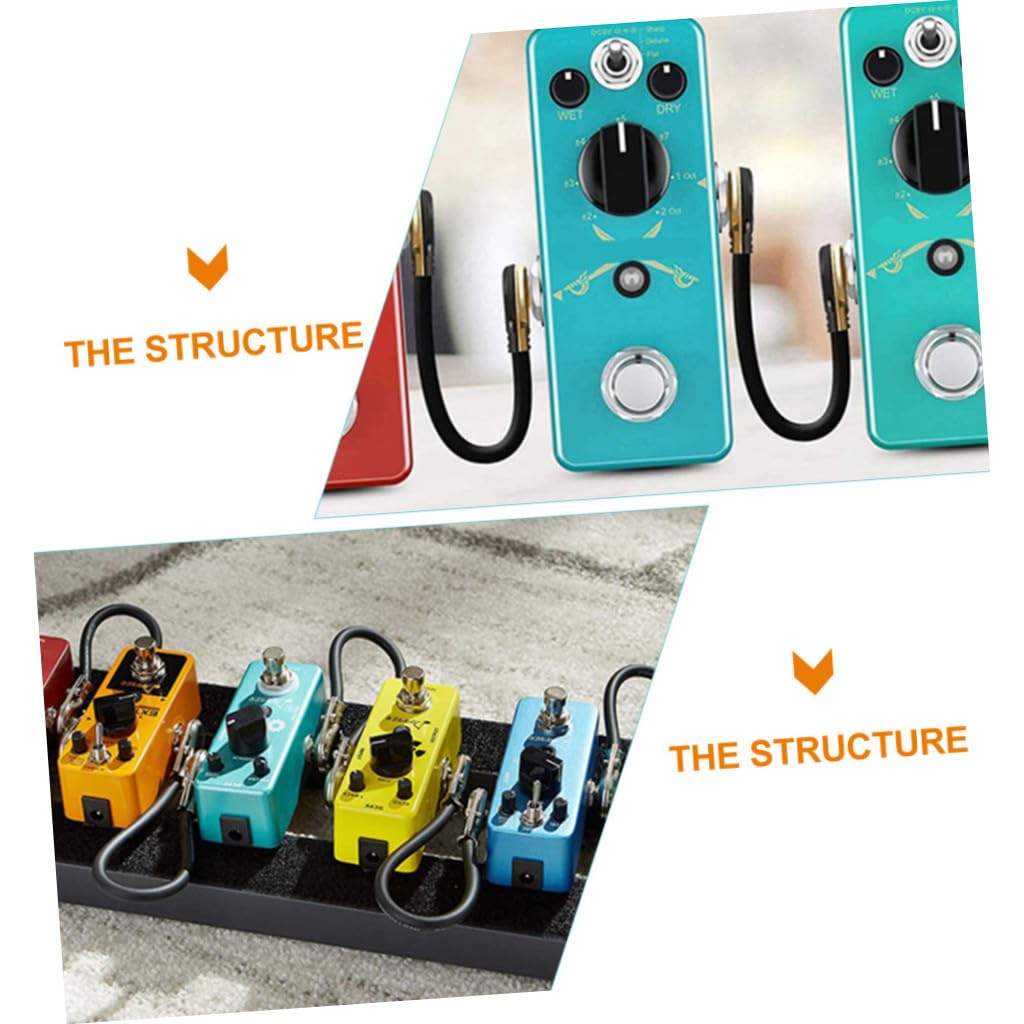 TOYANDONA 6stücke Gitarren Effektkabel Patchkabel Gitarre Bass Flexibel Kompatibel Mit Effekten Und Mischpulten Verbindung Für Musiker