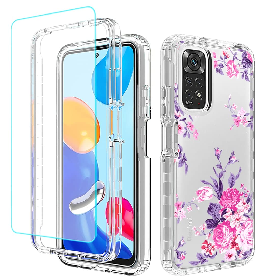 Funda Para Xiaomi Redmi Note 11 4G/Note 11S, Cubierta De Cámara