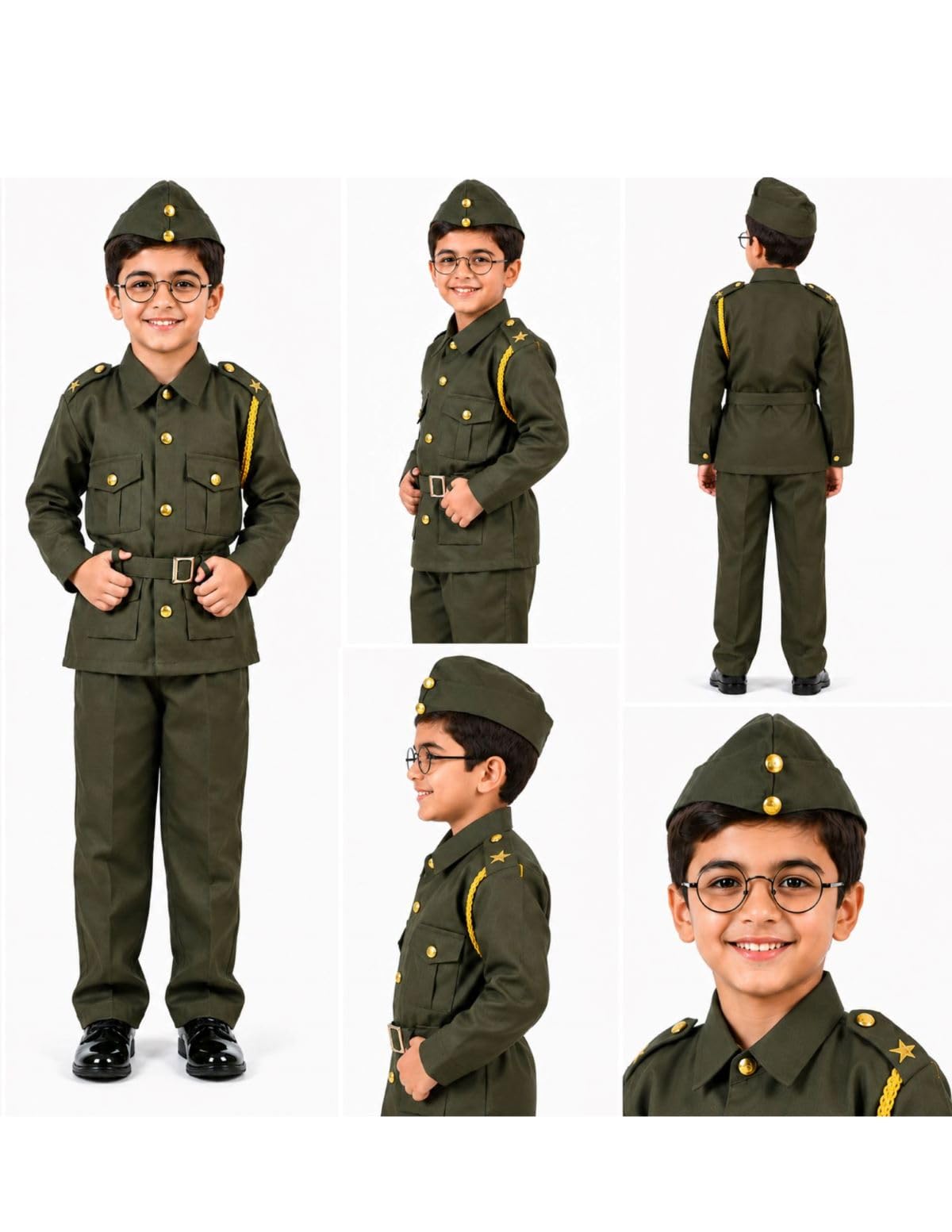 BookMyCostume Costume da combattente della libertà per bambini