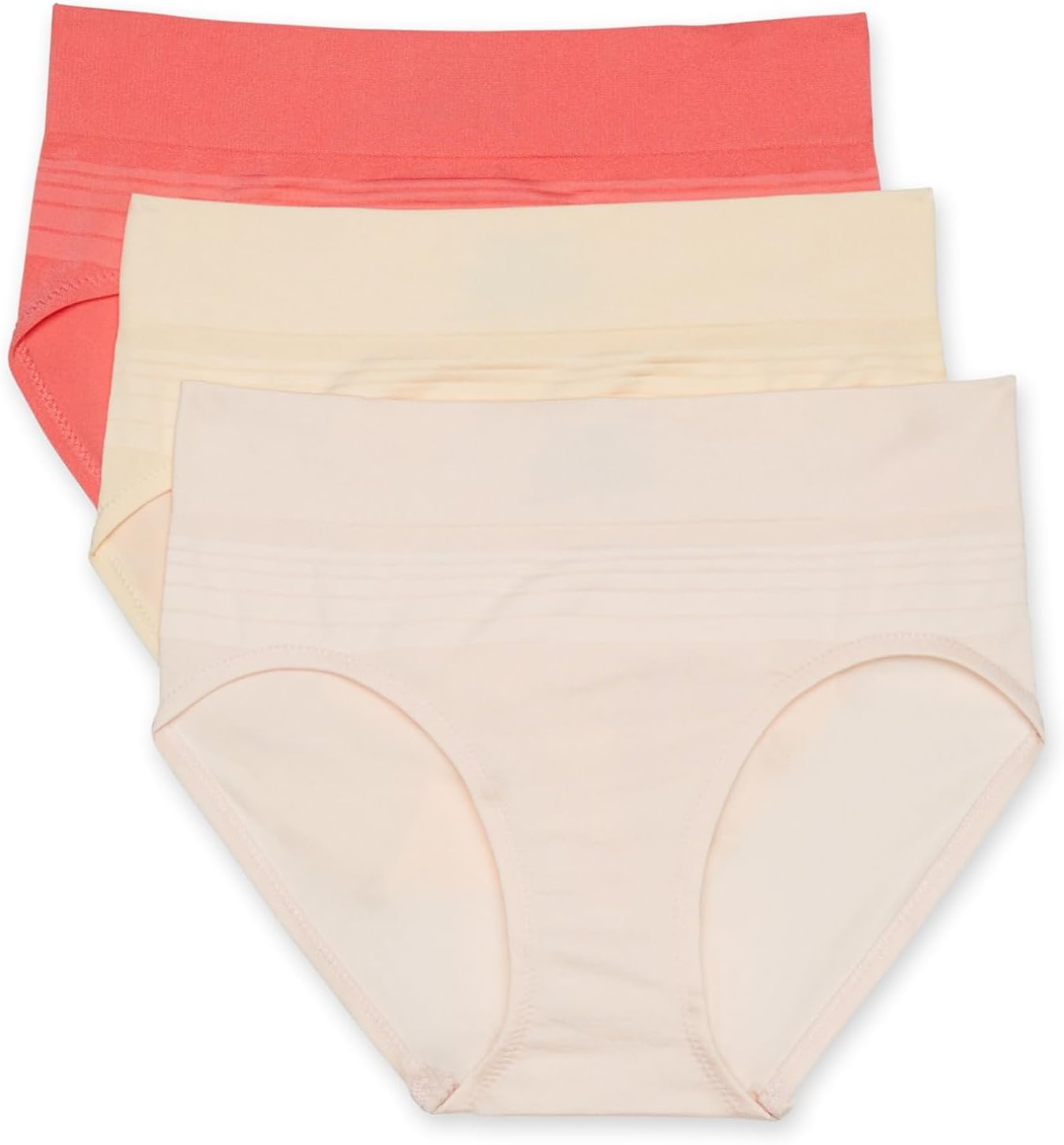 Warner's womens Warner's Women's Blissful Benefits Dig-free Seamless Hipster 3-pack Ru7323w