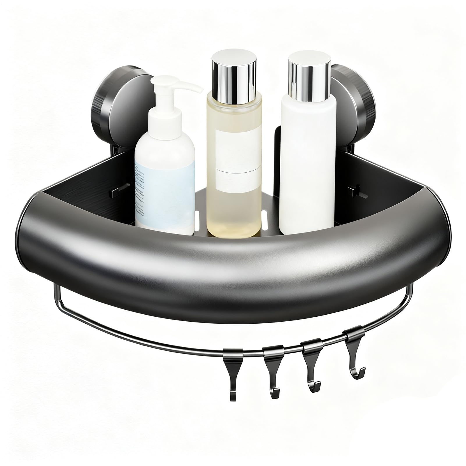 Étagères d'angle de douche inoxydable et antirouille à fixation murale stable
