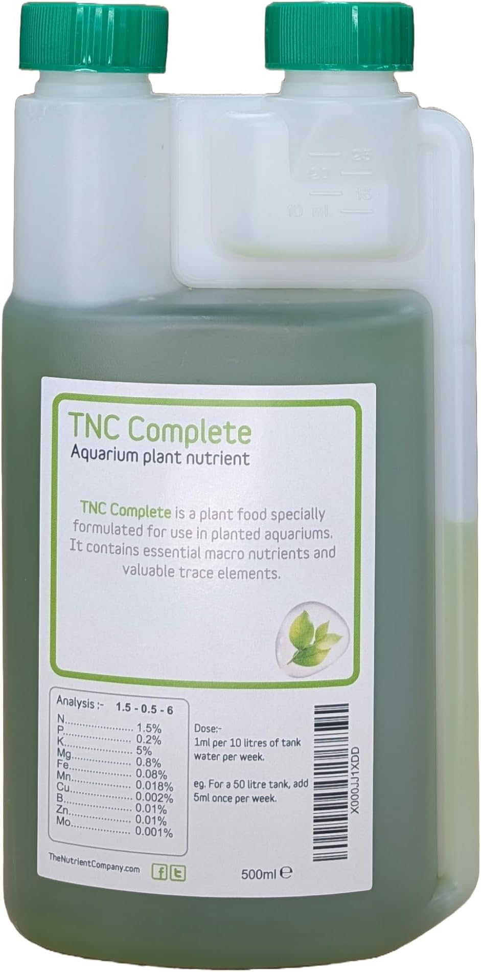 Complete - Liquid Aquarium Plant Food/Aquatic fertiliser (500ml)