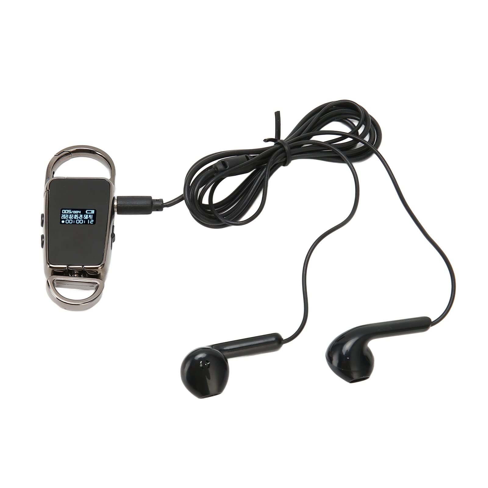 Grabadora activada por Voz Grabadora de Voz Digital Inteligente con reducción de Ruido HD Mini grabadora de Voz Multiusos para reuniones de Clase Reuniones de Negocios Material (16GB)