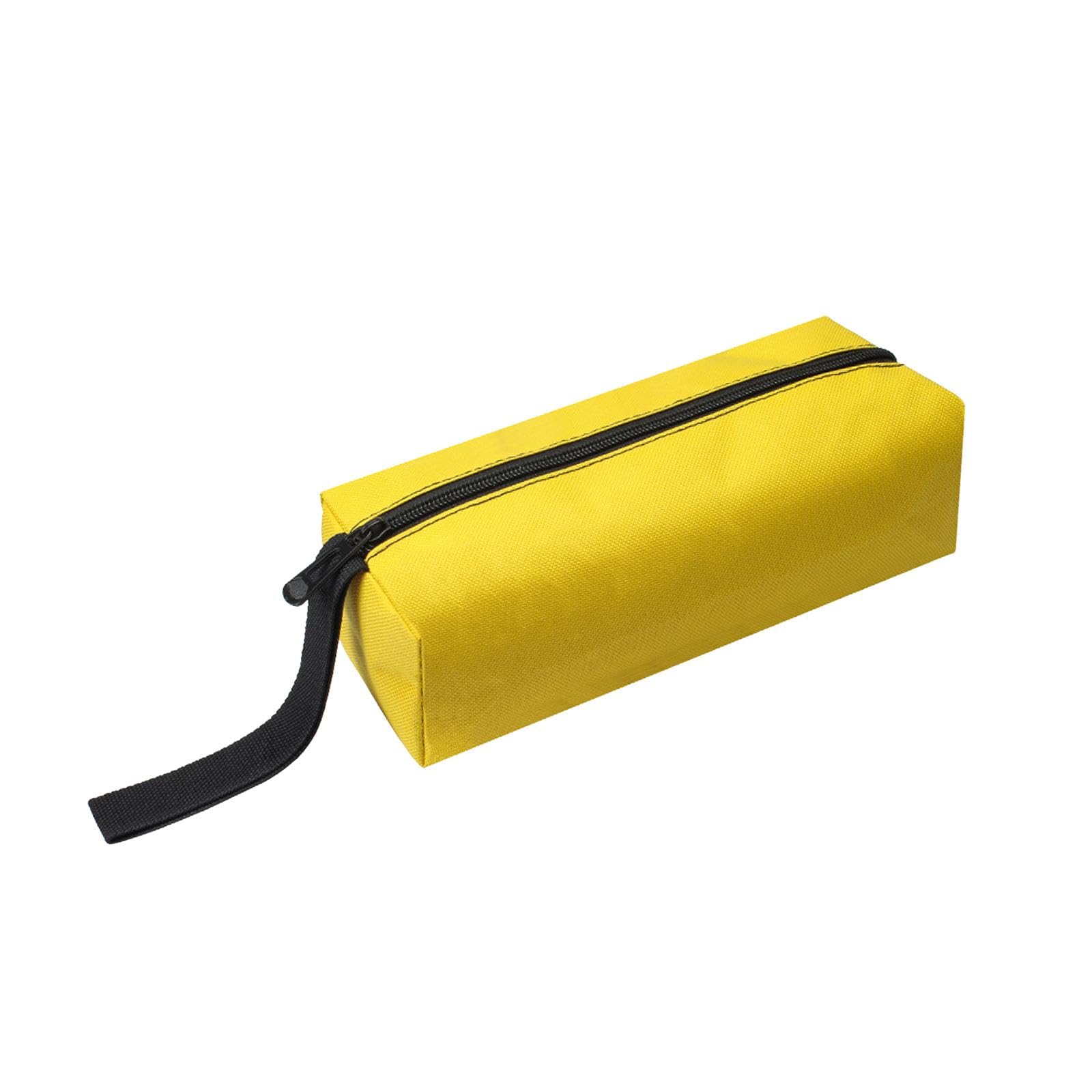 Tool Bag Heavy Duty Waterproof Zipper Pouch for Drill Bit Screwdriver Wrench Yellow-image-37