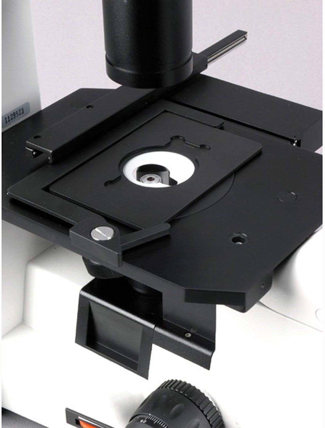 AmScope IN300TC-10M Digital Long Working Distance Inverted Trinocular Microscope, 40x-1000x, WH10x and WH25x Eyepieces, Phase-Contrast Objectives, 30W Halogen Illumination, 0.3 NA Abbe Condenser, Mechanical Stage, 110V, Includes 10MP Camera with Reduction Lens and Software