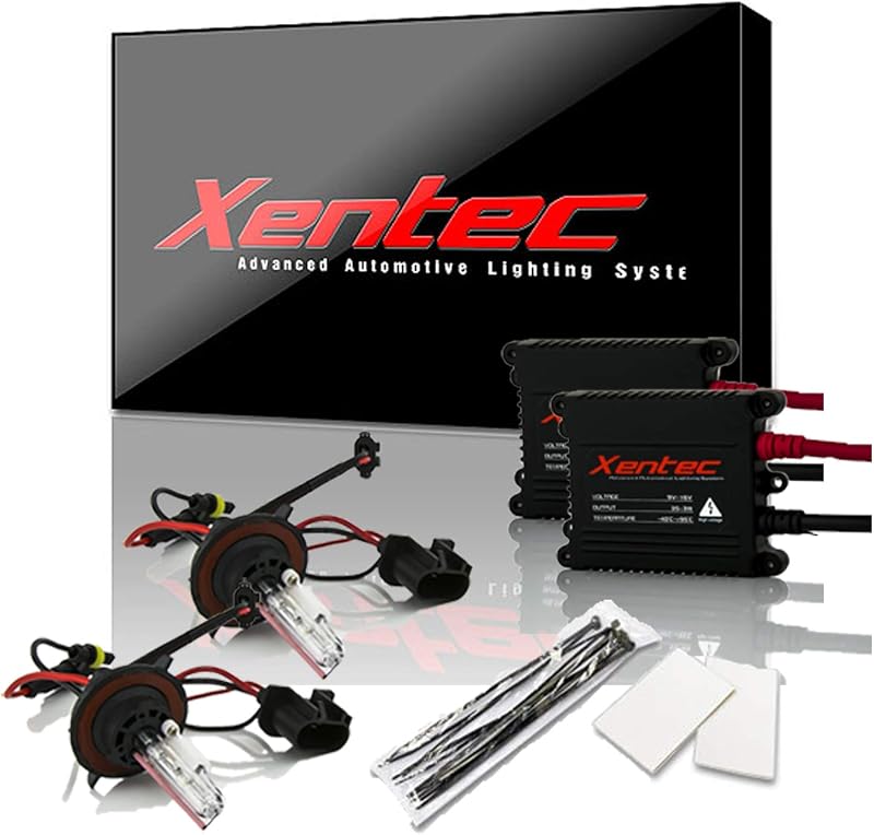 Xentec H13 (9008) Hi/Lo (Low Xenon, High Halogen) 6000K HID Xenon Bulb with 35W SLBDC Slim Ballast Bundle (Ultra White)