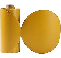 Vista 8 de CowboyBOB 100 PCS Discos de Lija PSA Dorados de 6 Pulgadas Grano 400 Autoadhesivos con Respaldo Adhesivo Papel de Lija para Lijadora DA Acabado