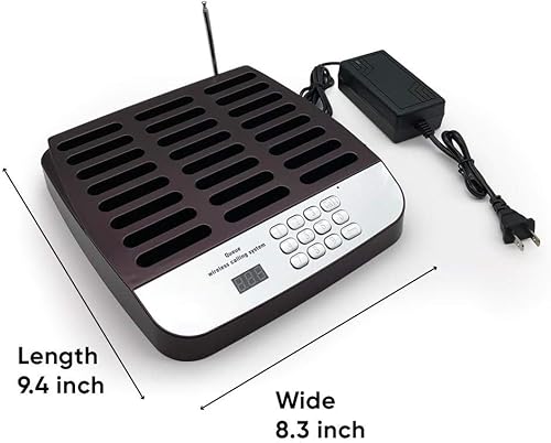 Miniatura 5 de NOLAS Buscapersonas de distanciamiento social para restaurantes Alineación del sistema de localización Espera Señal de cola Llamadas de largo