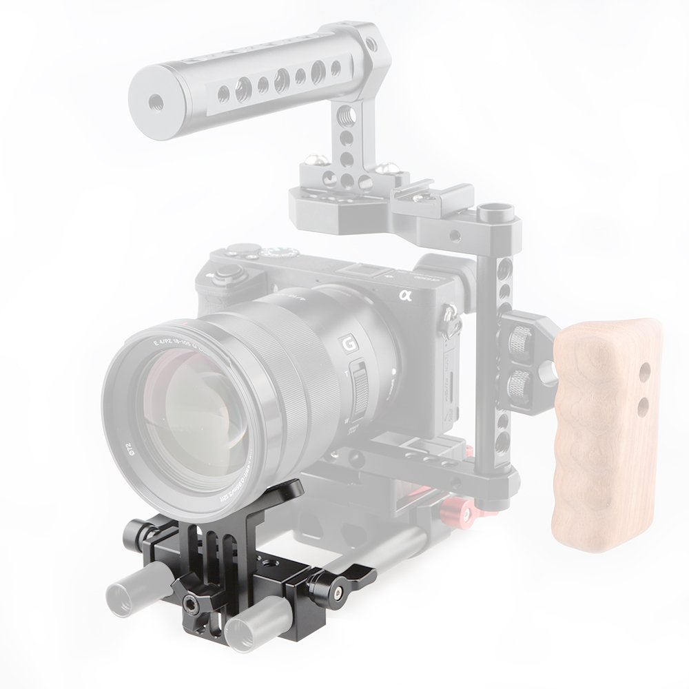 CAMVATE Kamera Lens Support 15 mm Rod Clamp Schiene Block for DSLR Rig Rod Träger schiene System