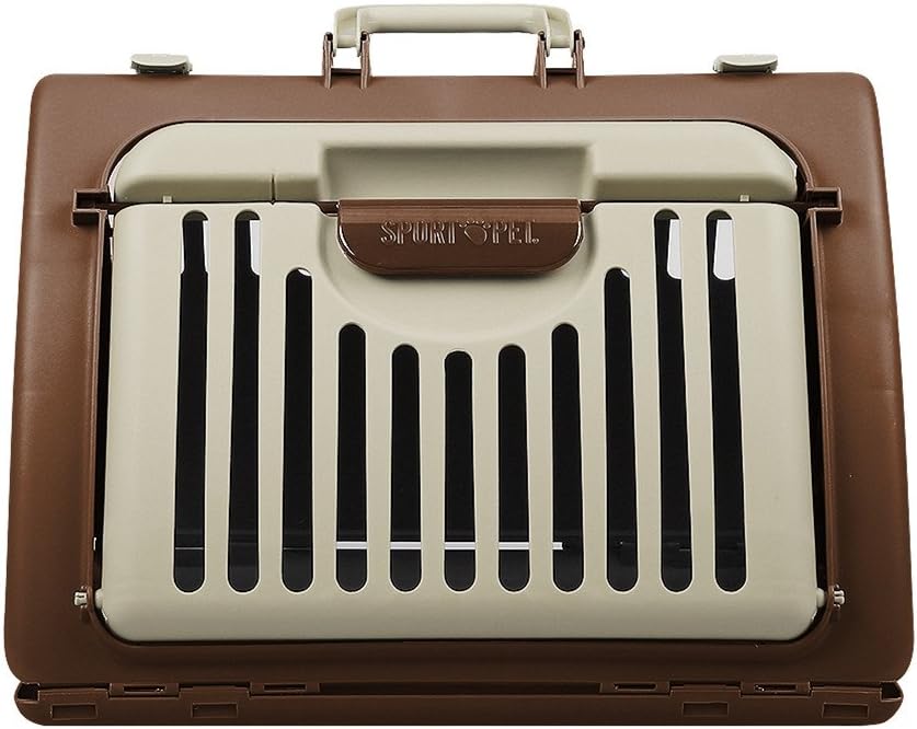 Collapsible Cat Carrier Plastic Cat & Dog Cage Portable Pet Products Christmas Gift for Cat