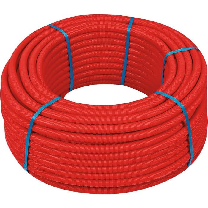 Tubo multicapa RIXc revestido rojo – Henco – Diámetro: 16 mm – L.100 m