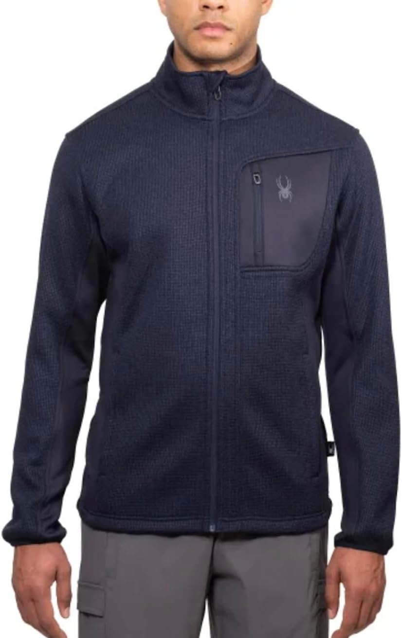 Spyder Men's Relaxed Fit Full Zip Jacket
