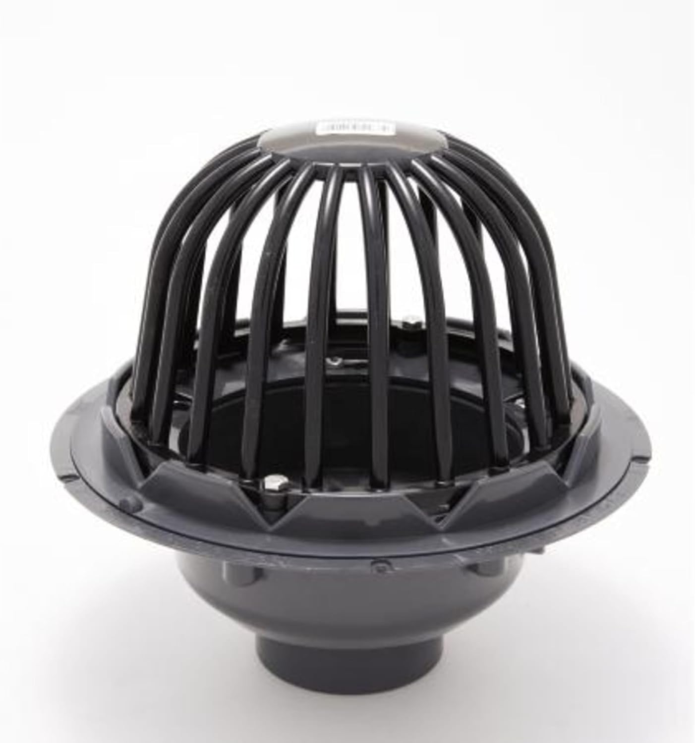 PROFLO PF42871 4" PVC Roof Drain with Plastic Dome - N/A