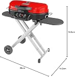 Coleman Roadtrip 285 Portable Stand-Up Propane Grill - Grill with 3 Adjustable Burners, Instastart Ignition and 20,000 BTUs of Power - 285 Sq. In. Cooking Area