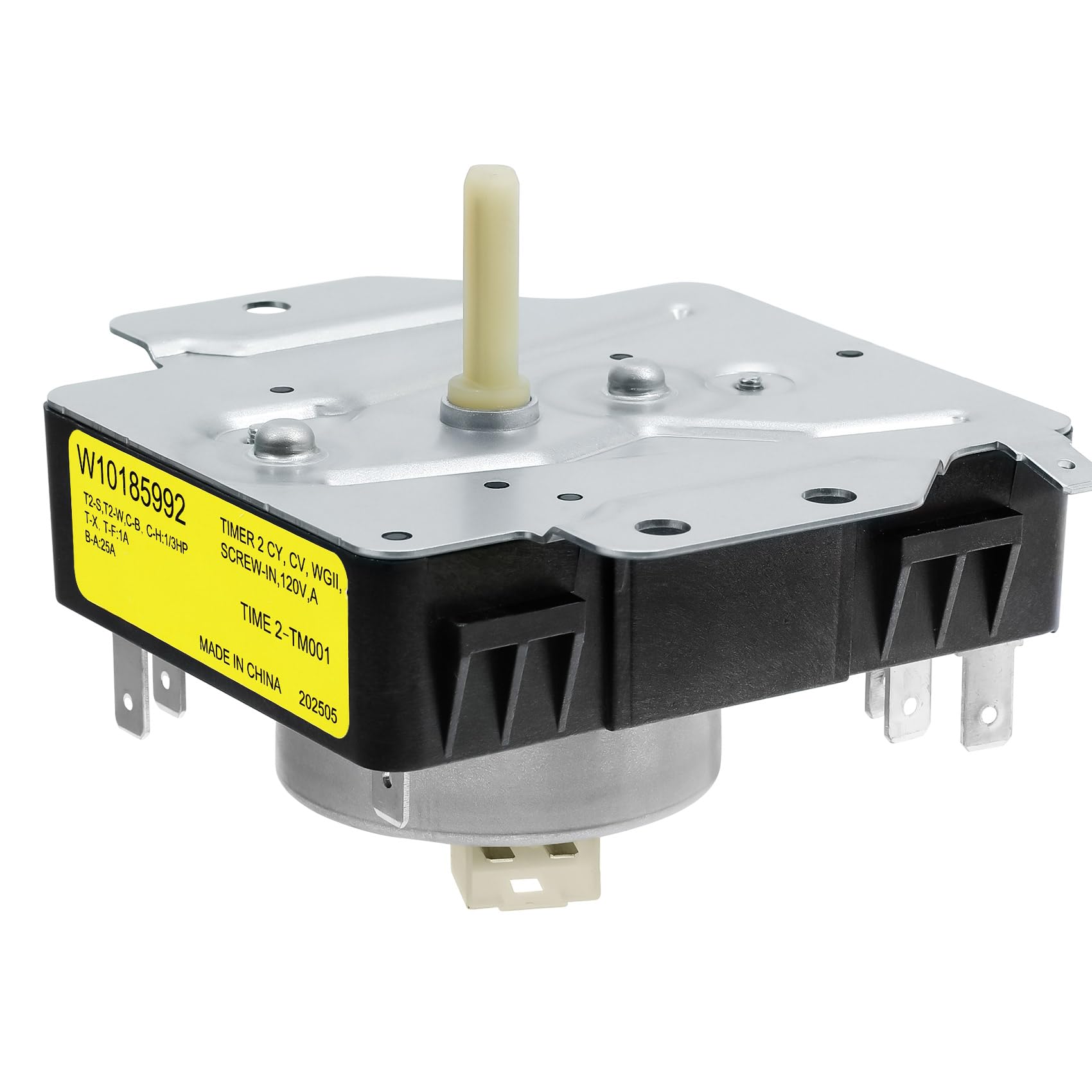 Photo 1 of W10185992 Dryer Timer Replacement 418-095-20-B5 WPW10185992 etc Models, Compatible with Maytag Whirlpool, etc Brands, for WED5000DW2 WGD5000DW3 MEDC465HW0 MGDC465HW0 etc Dryer, OEM, 1 Year Warranty